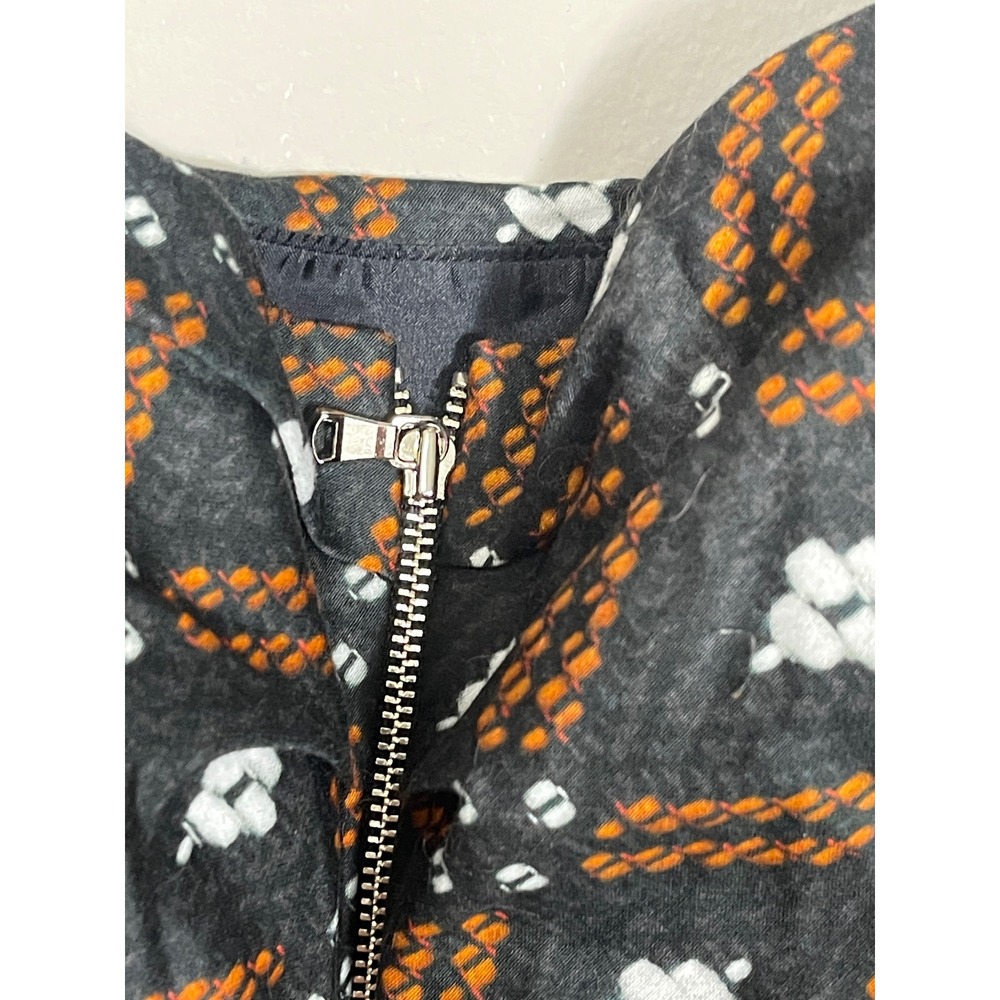 Autumn‎ Adeigbo Jules Top Diamond Print Ruffle Sleeve Crop Top Size 16 NWT - Picture 7 of 13